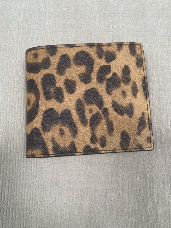 Celine Other - Celine Leopard Bi-fold Wallet NWT- Tan and Black Animal Print Men’s. AUTHENTIC!
